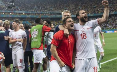 Xherdan Shaqiri e përjeton me zemër triumfin e Zvicrës ndaj Francës