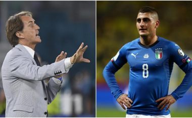 Mancini mund të bëjë disa ndryshime kundër Uellsit, Verratti mund të debutojë në Euro 2020