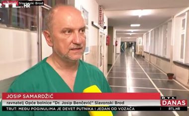 Drejtori i spitalit në Slavonski Brod jep detaje për të lënduarit: Dy pasagjerë në Intensiv, katër të tjerë u operuan
