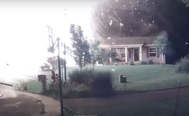Bombola e gazit shpërthen brenda një shtëpie në Michigan, familja evakuohet pak minuta më herët