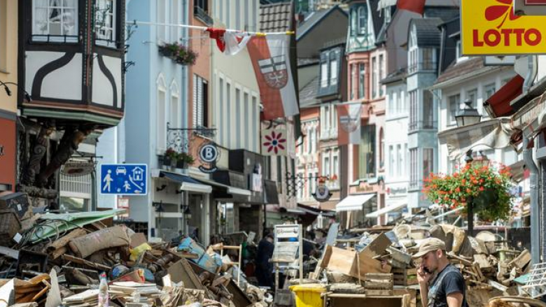 Ndahen 400 milionë euro për dëmet e shkaktuara nga përmbytjet në Gjermani