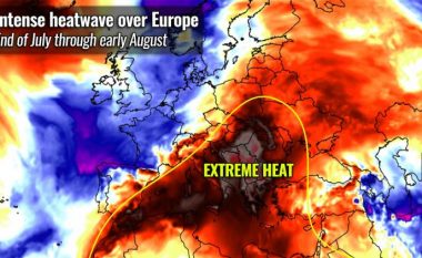 Valë të nxehta po e presin Ballkanin, temperaturat pritet të shkojnë deri në 45 gradë Celsius