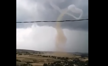 Formohet tornado në qytetin e Manastirit