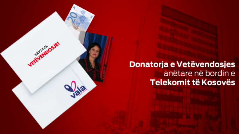Donatorja e Vetëvendosjes në bord të Telekomit