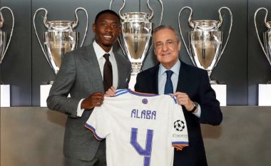 Alaba prezantohet te Real Madridi, do ta mbajë fanellën me numër 4