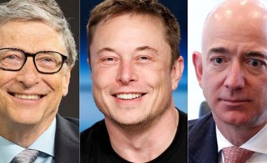 Për Gates, Bezos dhe Musk, shpenzimi i 1 milion dollarëve është i barabartë me një amerikan mesatar që shpenzon 1 dollar