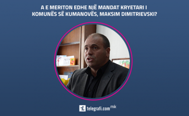 Sondazh: A e meriton edhe një mandat kryetari i Komunës së Kumanovës, Maksim Dimitrievski?