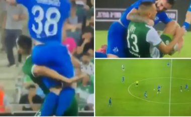 Lojtari i Maccabi Haifa, Maor Levi shpëtoi mrekullisht lojtarin e Dinamo Tbilisit nga një dëmtim serioz