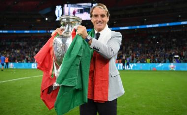 Pas më shumë se një jave nga triumfi në Euro 2020, Mancini rikthen emocionet që kishte në finale