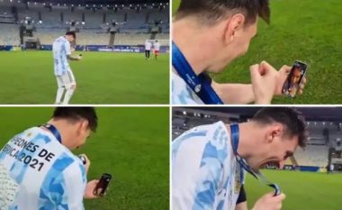 Messi dhe thirrja e tij e parë telefonike pas triumfit në Copa America