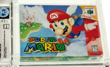 Një kopje “e vulosur” e Super Mario 64 shitet për mbi 1.5 milion dollarë