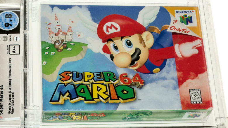Një kopje “e vulosur” e Super Mario 64 shitet për mbi 1.5 milion dollarë