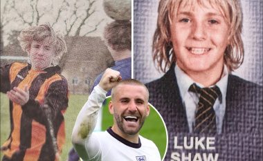 Fotografitë tregojnë udhëtimin e shkëlqyer të Luke Shaw nga ekipi i fëmijëve te FC Surrey në heroin e Anglisë për Euro 2020 me nofkën ‘Shawberto’