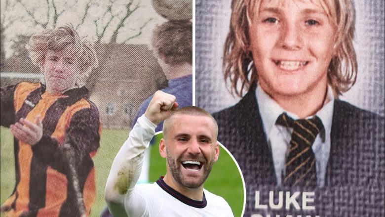 Fotografitë tregojnë udhëtimin e shkëlqyer të Luke Shaw nga ekipi i fëmijëve te FC Surrey në heroin e Anglisë për Euro 2020 me nofkën ‘Shawberto’