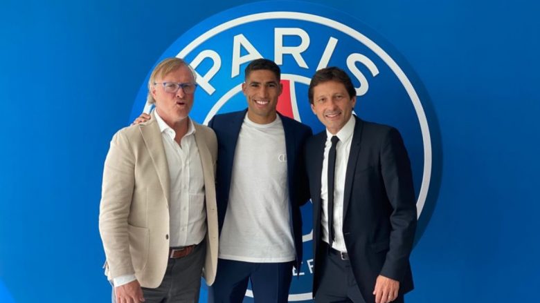 Hakimi ka kaluar te PSG, dalin pamjet e tij në zyrat e PSG-së