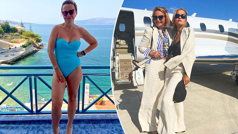Tabloidi britanik “Daily Star” shkruan për nënën e Rita Orës dhe paraqitjet e saj atraktive në bikini gjatë pushimeve në Shqipëri