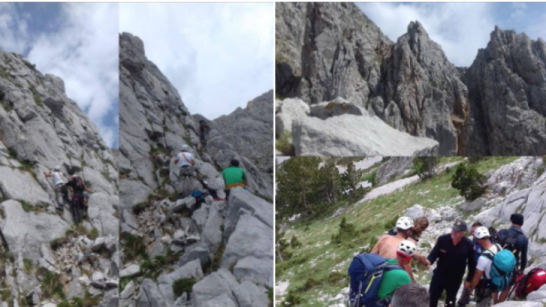Humanizimi i alpinistëve nga Kosova, bashkë me Policinë e Shqipërisë shpëtojnë turistin e lënduar bullgar në Tropojë