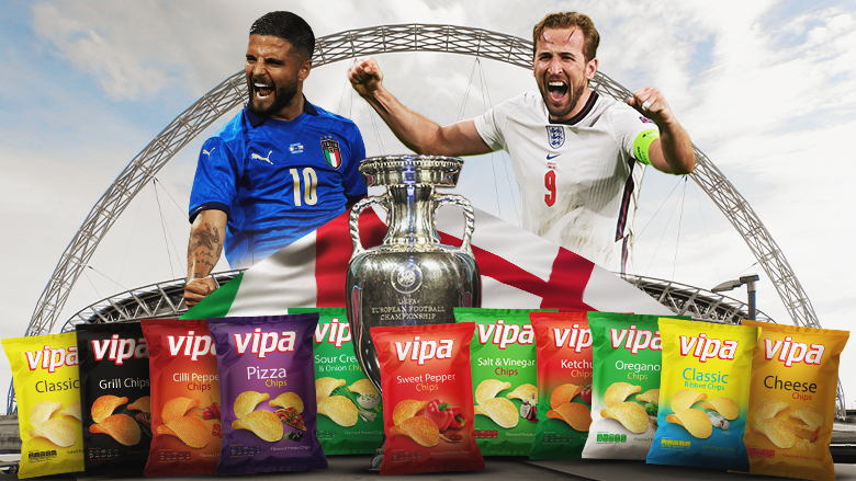 Emocionet drithëruese të finales së madhe Euro 2020, përballohen më lehtë me Vipa Chips