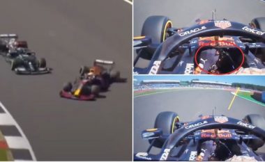 Pamje në xhirim të ngadalësuar nga aksidenti i tmerrshëm mes Verstappen dhe Hamilton në Formula 1