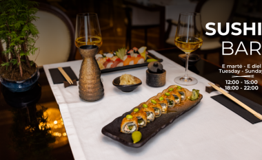 Sushi dhe ushqimet aziatike tjetër nivel tani në Swiss Diamond Hotel Prishtina