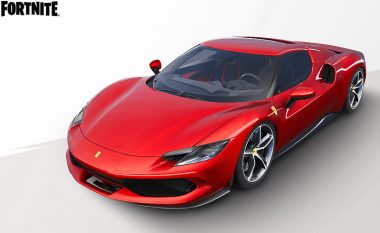 Një veturë e licencuar Ferrari ka mbërritur në lojën Fortnite