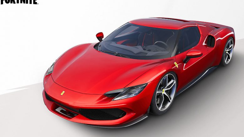 Një veturë e licencuar Ferrari ka mbërritur në lojën Fortnite
