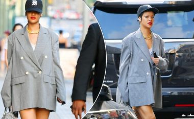 Veshjet serioze të Rihannas nuk përfshijnë fare pantallona