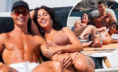 Cristiano Ronaldo dhe Georgina Rodriguez vazhdojnë të shijojnë pushimet familjare në jahtin luksoz brigjeve të Spanjës