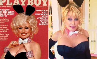Dolly Parton rikrijon kopertinën ikonike të Playboy për ditëlindjen e burrit