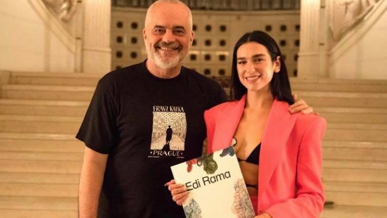 Edi Rama pret në takim Dua Lipën në Tiranë: Çfarë çike