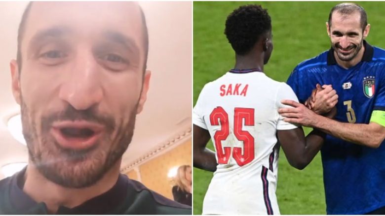 Chiellini konfirmon se e kishte ‘mallkuar’ Sakan para se të dështonte nga penalltia në finale të Euro 2020