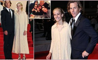 Vajza e Julia Roberts bën paraqitjen e rrallë në publik pranë babait të saj në premierën e filmit “Flag Day” në Kanë