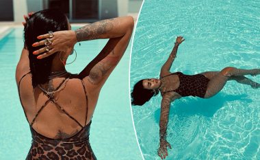 Jonida Maliqi shijon pushimet në Korfuz, ekspozon linjat trupore në paraqitjet me bikini