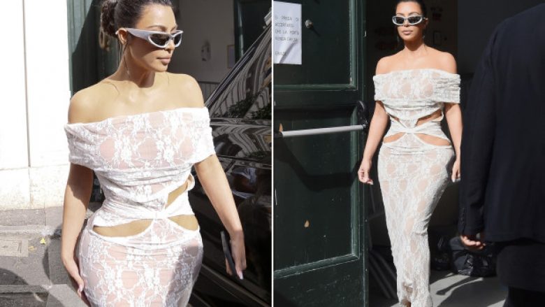 Kim Kardashian mohon të ketë thyer kodin e veshjes në Vatikan