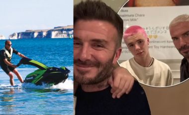 David Beckham merret në pyetje nga policia italiane pasi fëmijët e tij ndër 18 vjeç u panë me motor-skaf duke lunduar në det