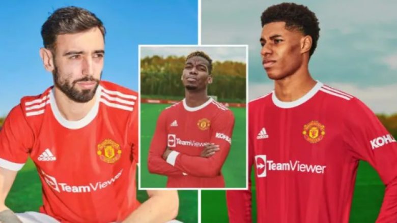 Manchester Unitedi zbulon fanellën e parë për sezonin 2021/22