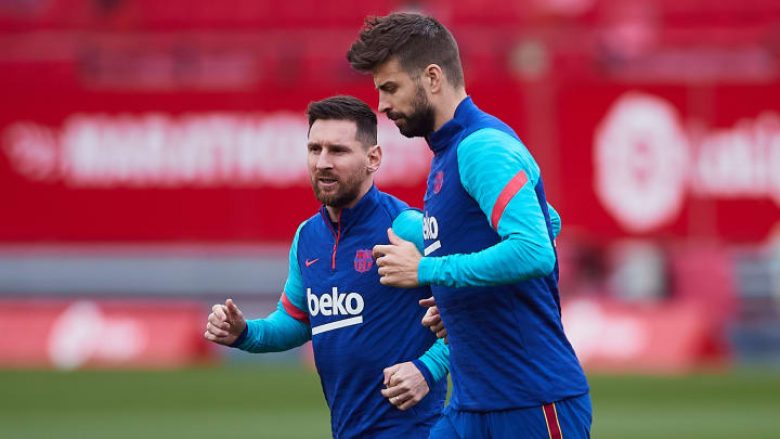 Pique: Të gjithë po presim që Messi të rinovojë kontratën