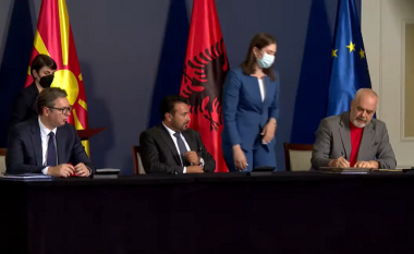 Nënshkruhet marrëveshja mes Shqipërisë, Maqedonisë dhe Serbisë për rajon më të lirë