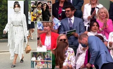 Shoqja e ngushtë e Meghan Markle, aktorja Priyanka Chopra u duk sikur injoroi Princin William dhe Kate Middleton në tribunën e ‘Women’s Singles’
