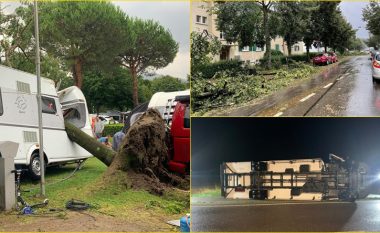Stuhia tronditi banorët e Cyrihut, përmbytje dhe vonesa udhëtimesh – pamjet tregojnë kaosin e krijuar