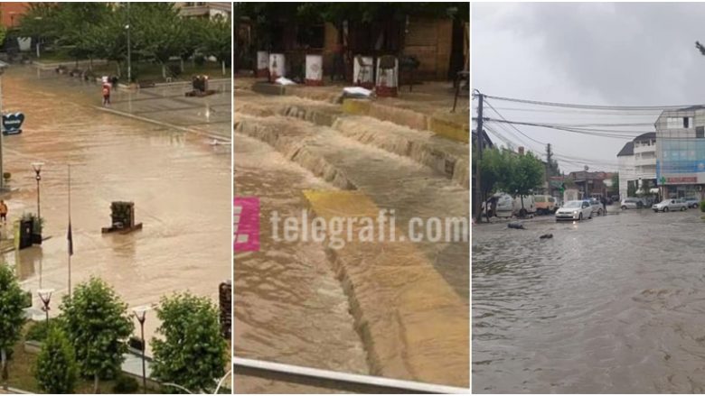 Nga Evropa në Kosovë, stuhia e shiut përmbyti disa qytete gjatë vikendit