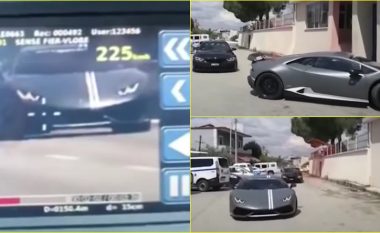 E mori me qira në Zvicër, kosovari bëri gara me Lamborghini në rrugët e Shqipërisë – ‘konkurrent’ kishte një BMW të zi