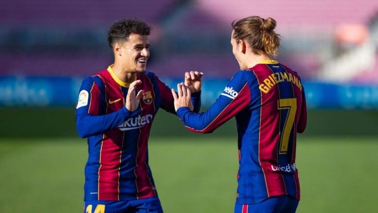 Griezmann dhe Coutinho: Dyshja që i kushton klubit 100 milionë euro në vit, largimi i tyre i domosdoshëm