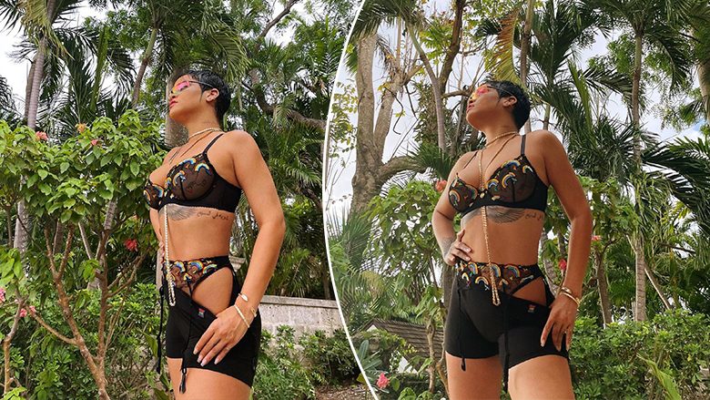 Me poza provokuese në bikini transparente, Rihanna shpreh mbështetjen për komunitetin LGBTI