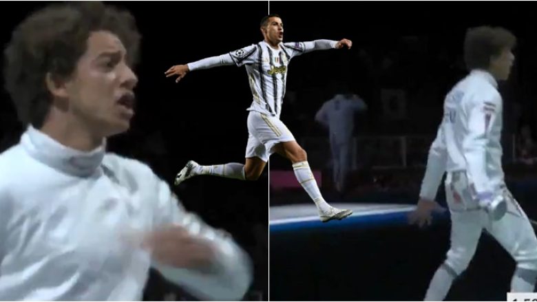 Mposhti tre herë kampionin e botës në skermë: Festimi i egjiptianit në stilin e Ronaldos ‘pushton’ internetin