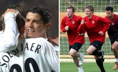 Solskjaer zbulon saktësisht se çfarë i mësoi Ronaldos dhe Rooneyt gjatë kohës sa ishin bashkëlojtar te Man Utd