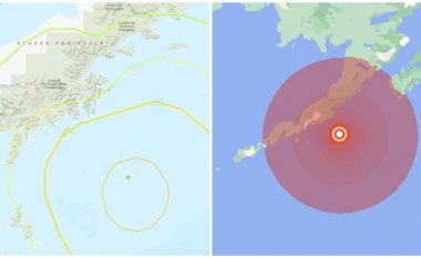 Tërmeti me fuqi shkatërruese prej 8.2 shkallë të Rihterit godet Alaskën, autoritetet alarmojnë për cunami të mundshëm