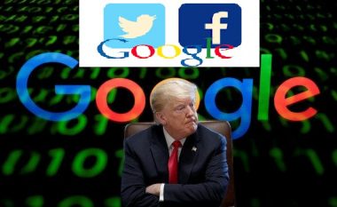 Donald Trump padit Twitter, Google dhe Facebook