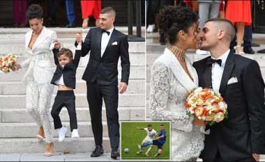 Nga festa në festë, futbollisti i Kombëtares së Italisë Marco Verratti martohet pak ditë pas fitores në Euro 2020