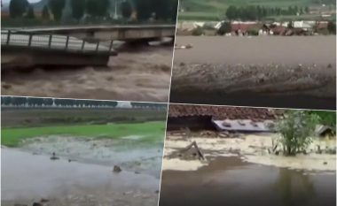 Moti i ligë godet Korenë e Veriut, shtëpitë mbushen me ujë deri në kulm – shkatërrohen shtëpitë dhe urat nga shirat e rrëmbyeshëm